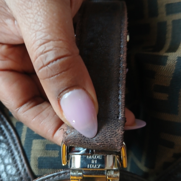 Designer Brown and Black Women's Bag - Picture 6 of 8